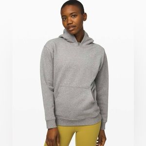 Lululemon All Yours Hoodie Fleece Heathered Core Medium Grey Small